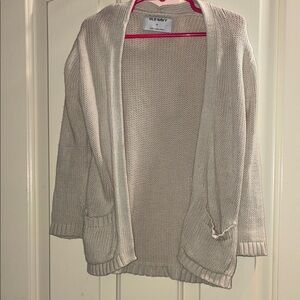 Old Navy Kids' Cream Cardigan Sweater